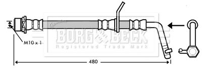 BORG & BECK Jarruletku BBH7348